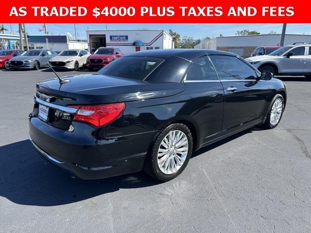 used 2012 Chrysler 200 car, priced at $4,000