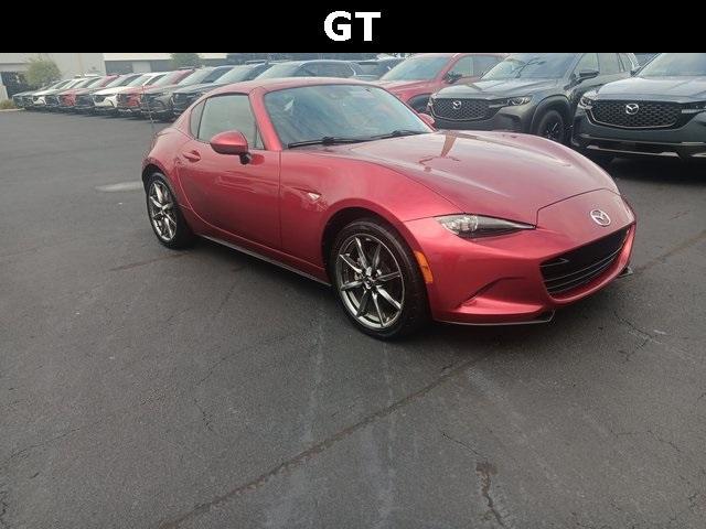 used 2021 Mazda MX-5 Miata RF car, priced at $22,000