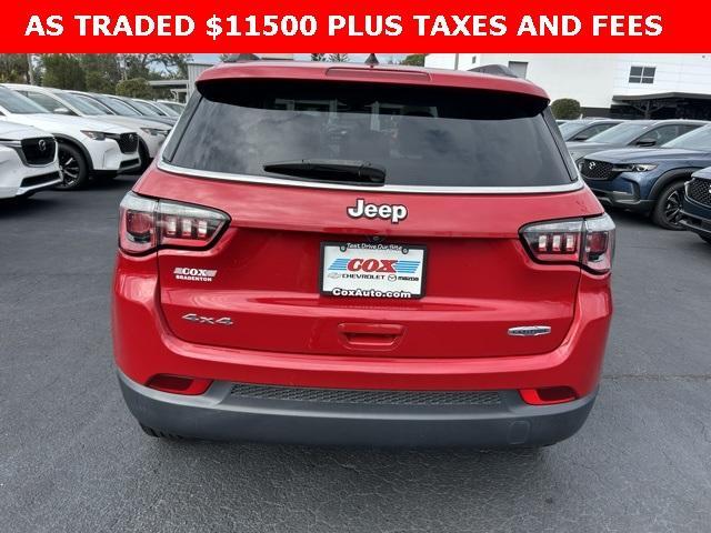 used 2017 Jeep Compass car, priced at $11,500