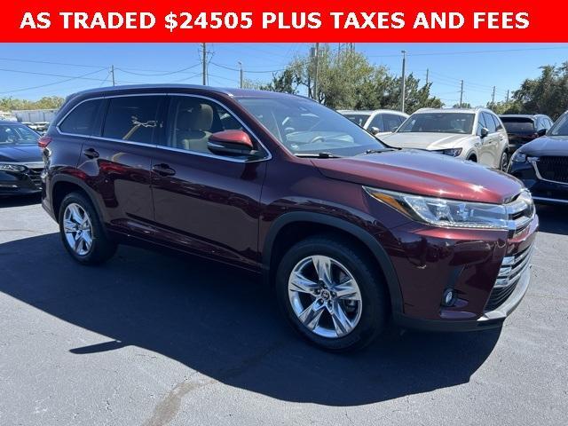 used 2019 Toyota Highlander car, priced at $24,505