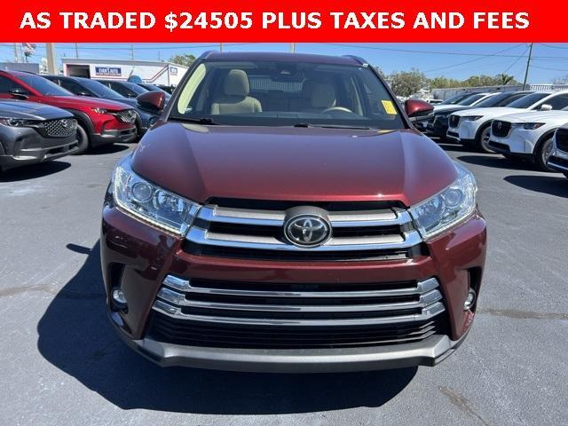 used 2019 Toyota Highlander car, priced at $24,505