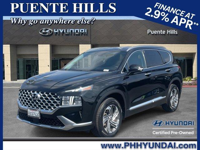 used 2021 Hyundai Santa Fe car, priced at $20,995