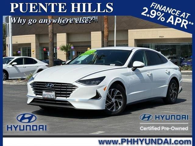 used 2021 Hyundai Sonata Hybrid car, priced at $21,995