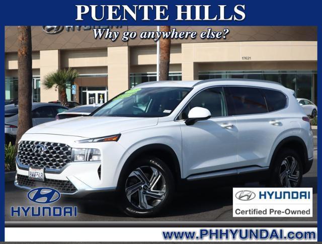 used 2021 Hyundai Santa Fe car, priced at $20,995