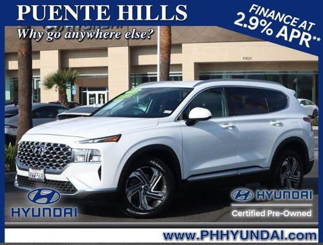 used 2021 Hyundai Santa Fe car, priced at $20,995