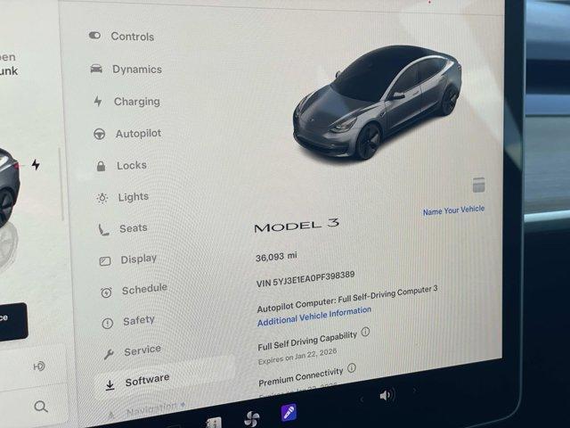used 2023 Tesla Model 3 car, priced at $23,995