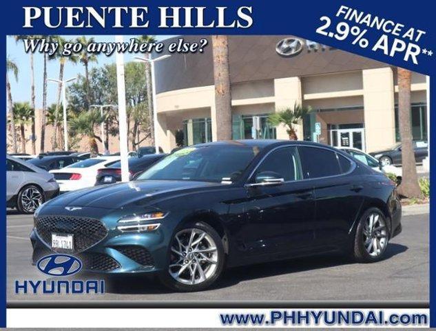 used 2022 Genesis G70 car, priced at $27,495