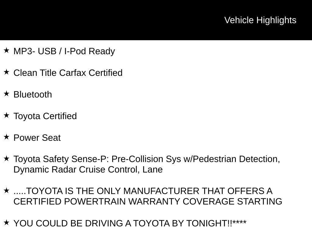 used 2025 Toyota Camry car, priced at $29,495