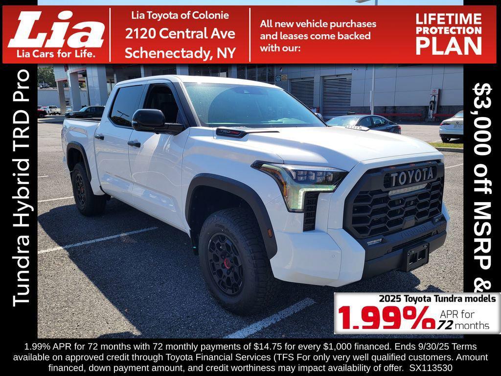new 2025 Toyota Tundra Hybrid car, priced at $75,434