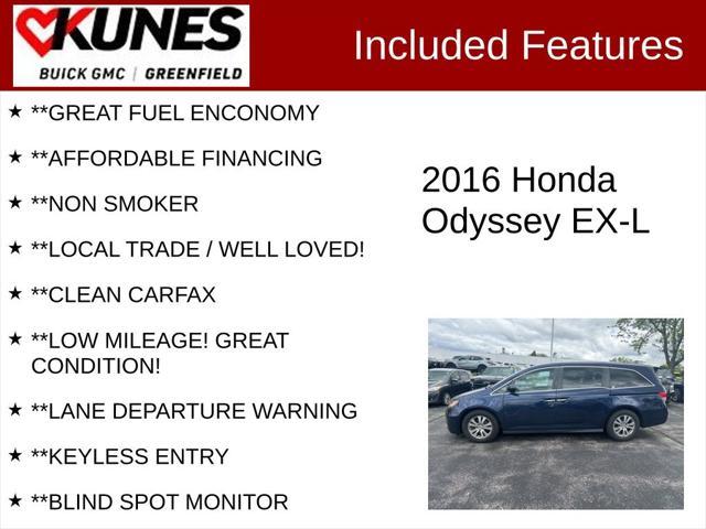 used 2016 Honda Odyssey car, priced at $16,599