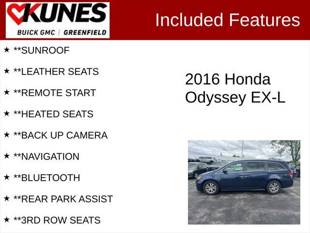 used 2016 Honda Odyssey car, priced at $16,599