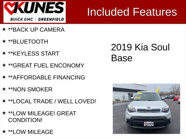 used 2019 Kia Soul car, priced at $11,477