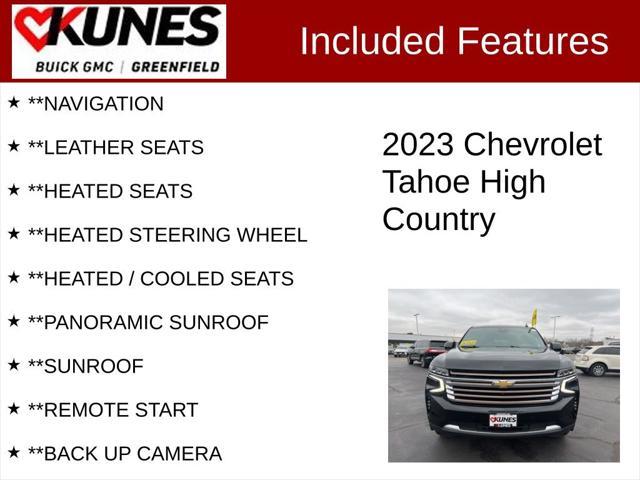 used 2023 Chevrolet Tahoe car, priced at $62,699