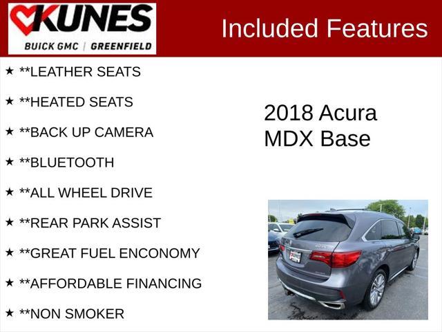 used 2018 Acura MDX car, priced at $18,977
