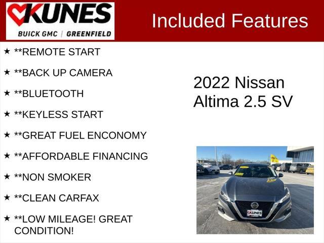 used 2022 Nissan Altima car, priced at $17,899