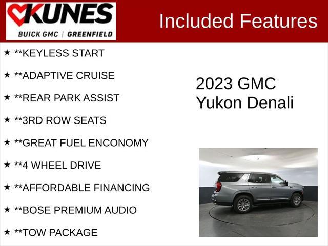 used 2023 GMC Yukon car, priced at $62,799
