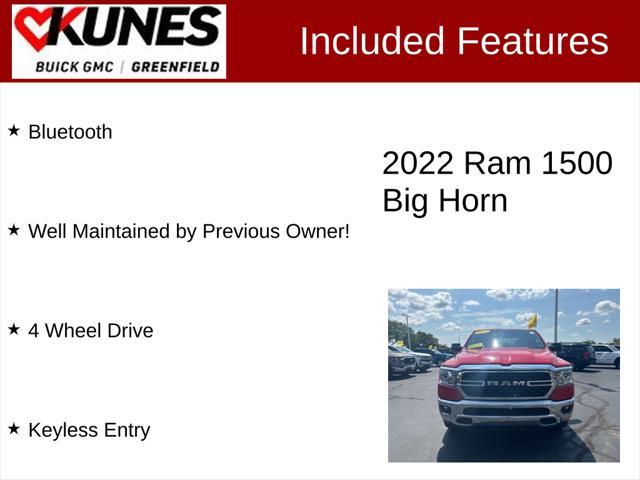 used 2022 Ram 1500 car, priced at $27,775