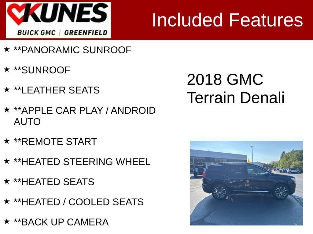 used 2018 GMC Terrain car, priced at $17,899