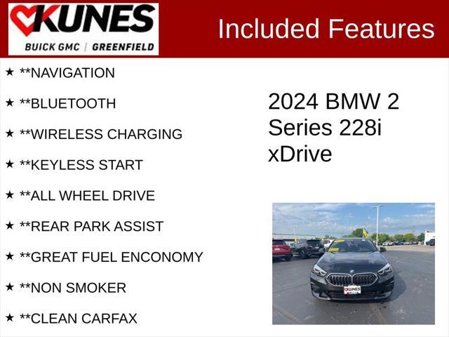 used 2024 BMW 228 Gran Coupe car, priced at $30,799