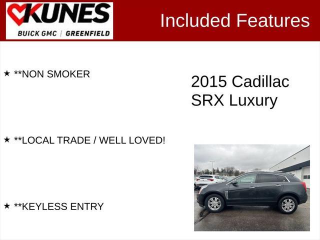 used 2015 Cadillac SRX car, priced at $8,599