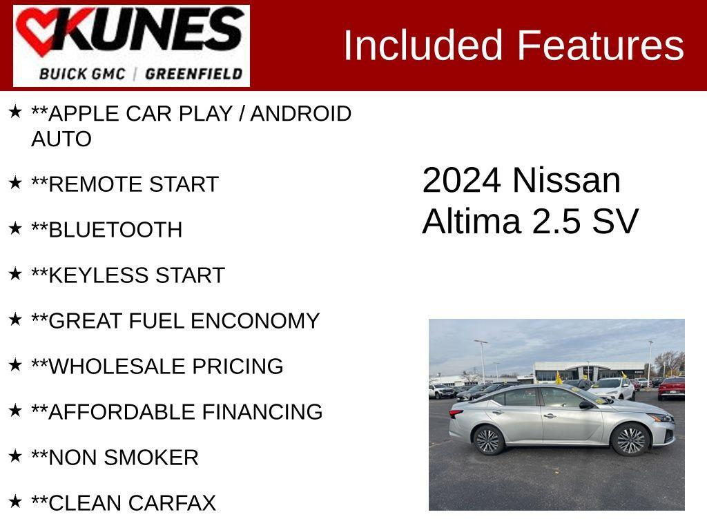 used 2024 Nissan Altima car, priced at $19,799