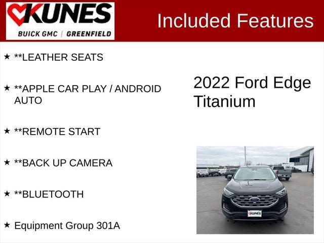 used 2022 Ford Edge car, priced at $22,818