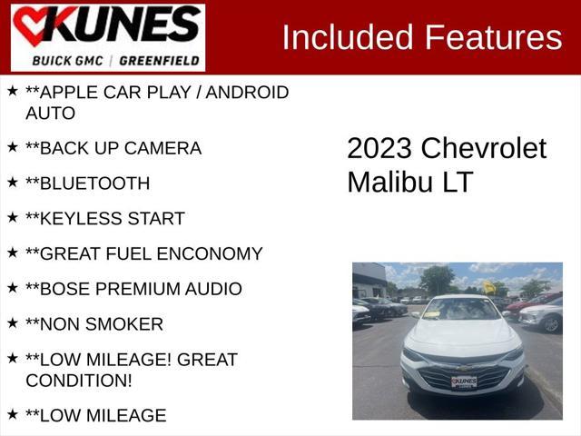 used 2023 Chevrolet Malibu car, priced at $18,299