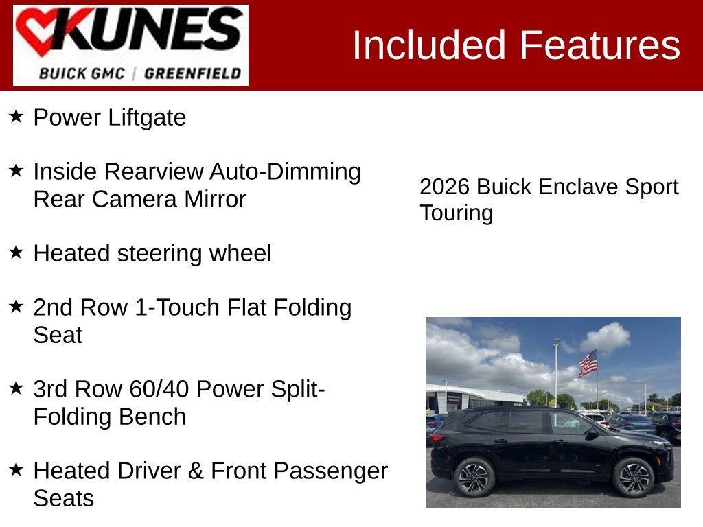 new 2026 Buick Enclave car, priced at $55,733