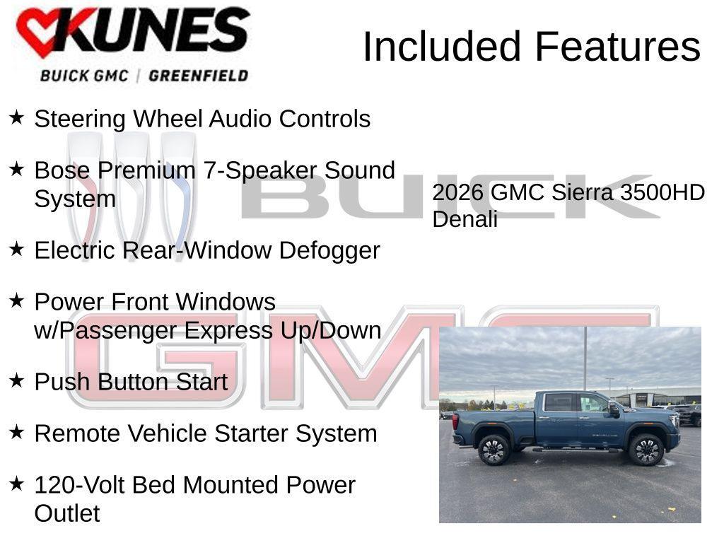 new 2026 GMC Sierra 3500 car, priced at $89,376