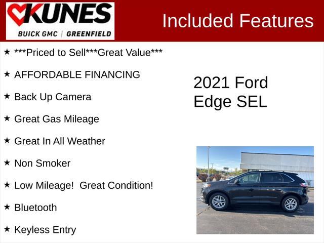 used 2021 Ford Edge car, priced at $18,657