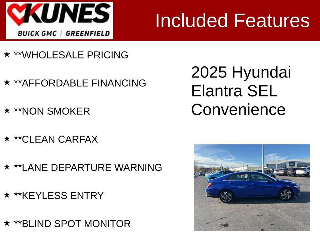 used 2025 Hyundai Elantra car, priced at $20,777