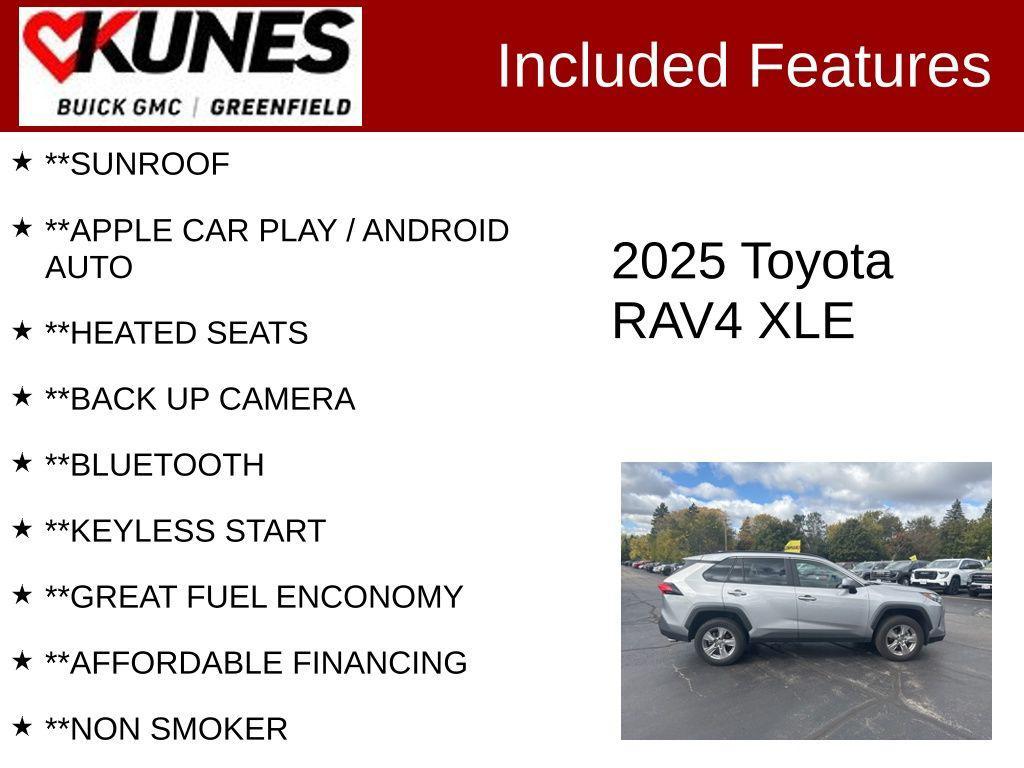 used 2025 Toyota RAV4 car, priced at $28,399