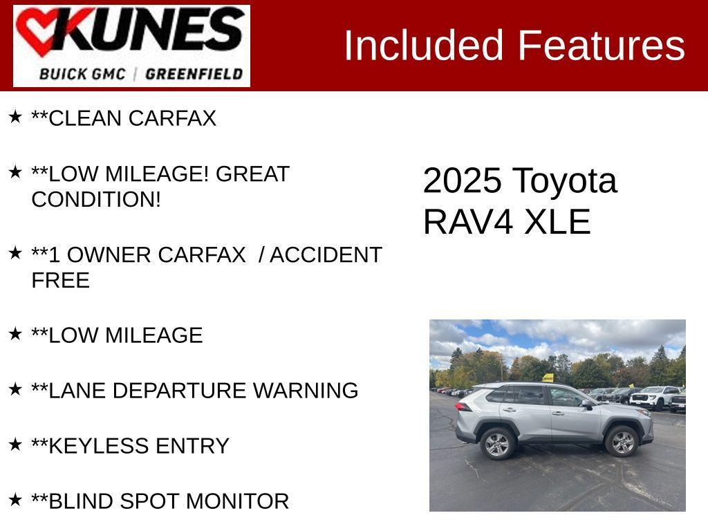 used 2025 Toyota RAV4 car, priced at $28,399