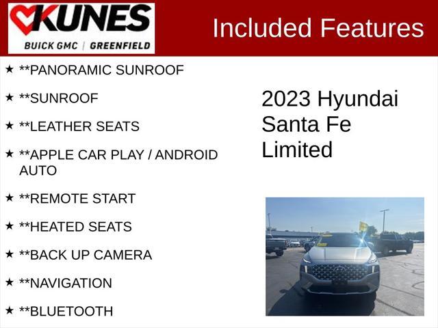 used 2023 Hyundai Santa Fe car, priced at $25,599
