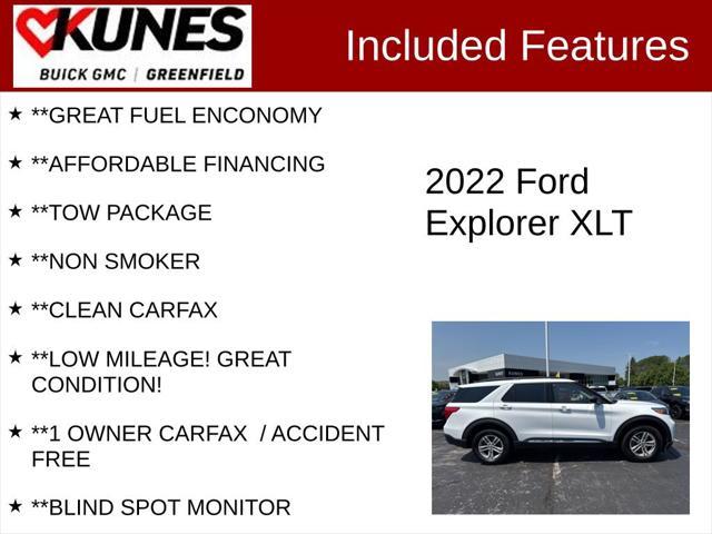 used 2022 Ford Explorer car, priced at $27,799