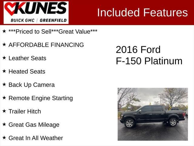 used 2016 Ford F-150 car, priced at $26,993