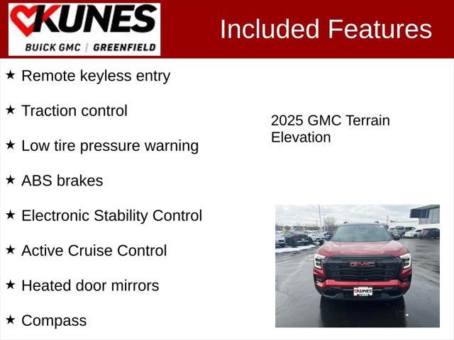 new 2025 GMC Terrain car, priced at $38,912