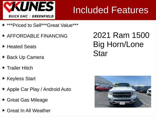 used 2021 Ram 1500 car, priced at $33,299