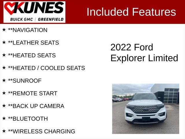 used 2022 Ford Explorer car, priced at $28,499