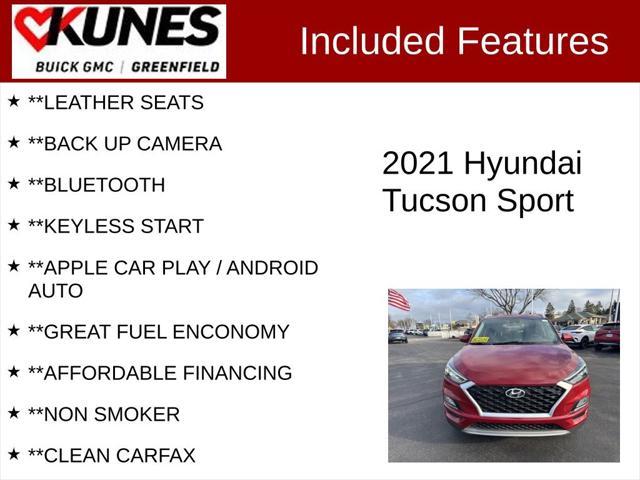 used 2021 Hyundai Tucson car, priced at $18,995