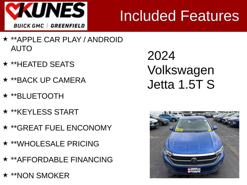 used 2024 Volkswagen Jetta car, priced at $17,299