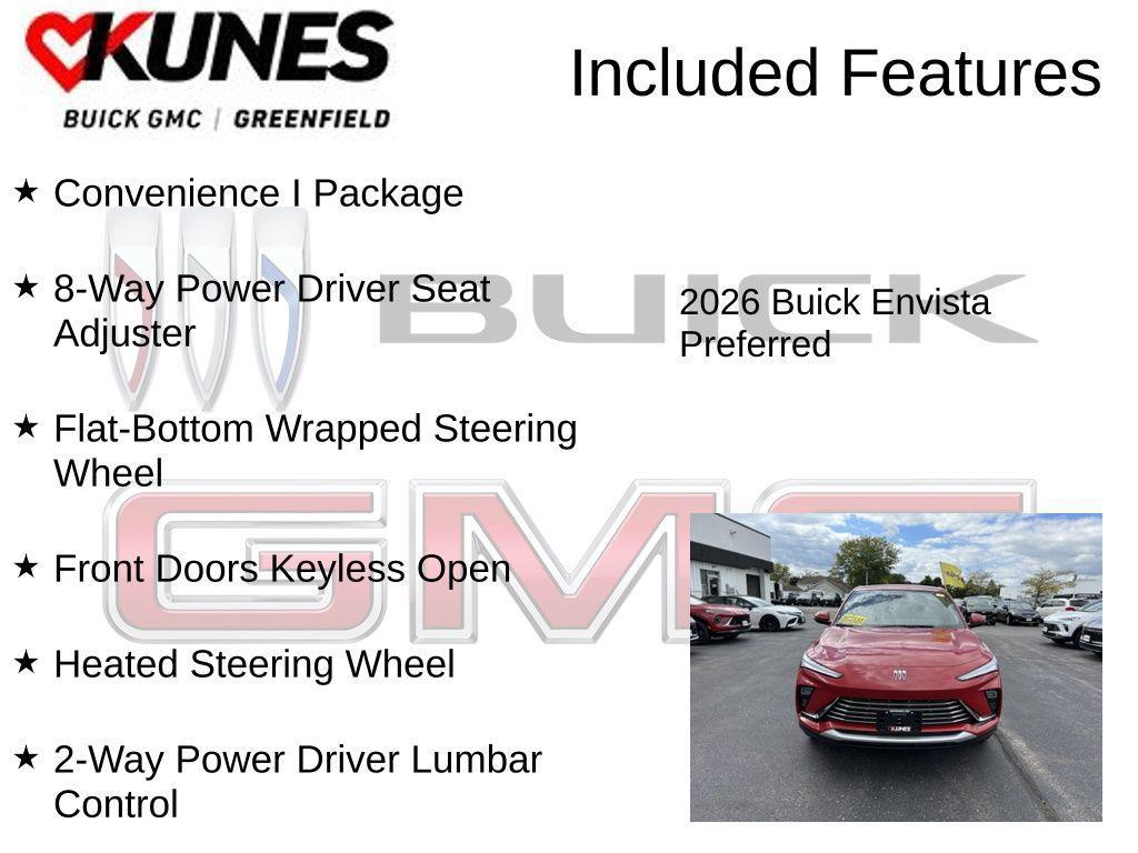 new 2026 Buick Envista car, priced at $26,556