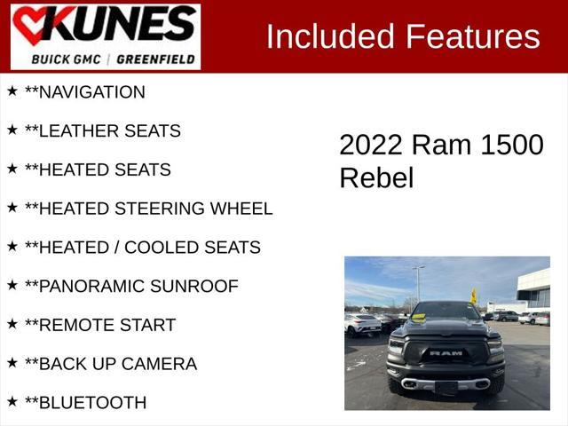 used 2022 Ram 1500 car, priced at $40,599