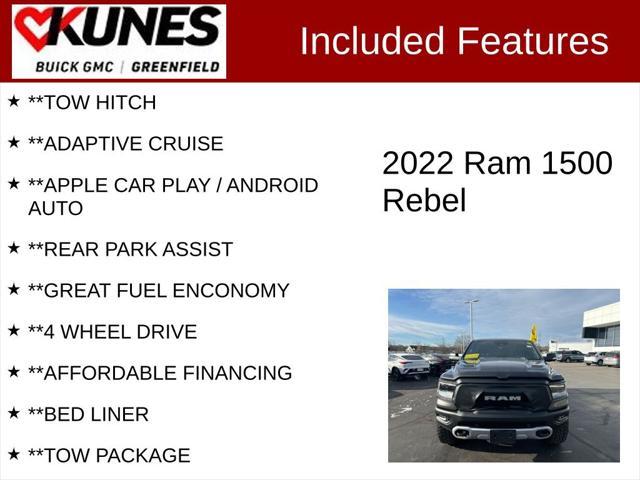 used 2022 Ram 1500 car, priced at $40,599