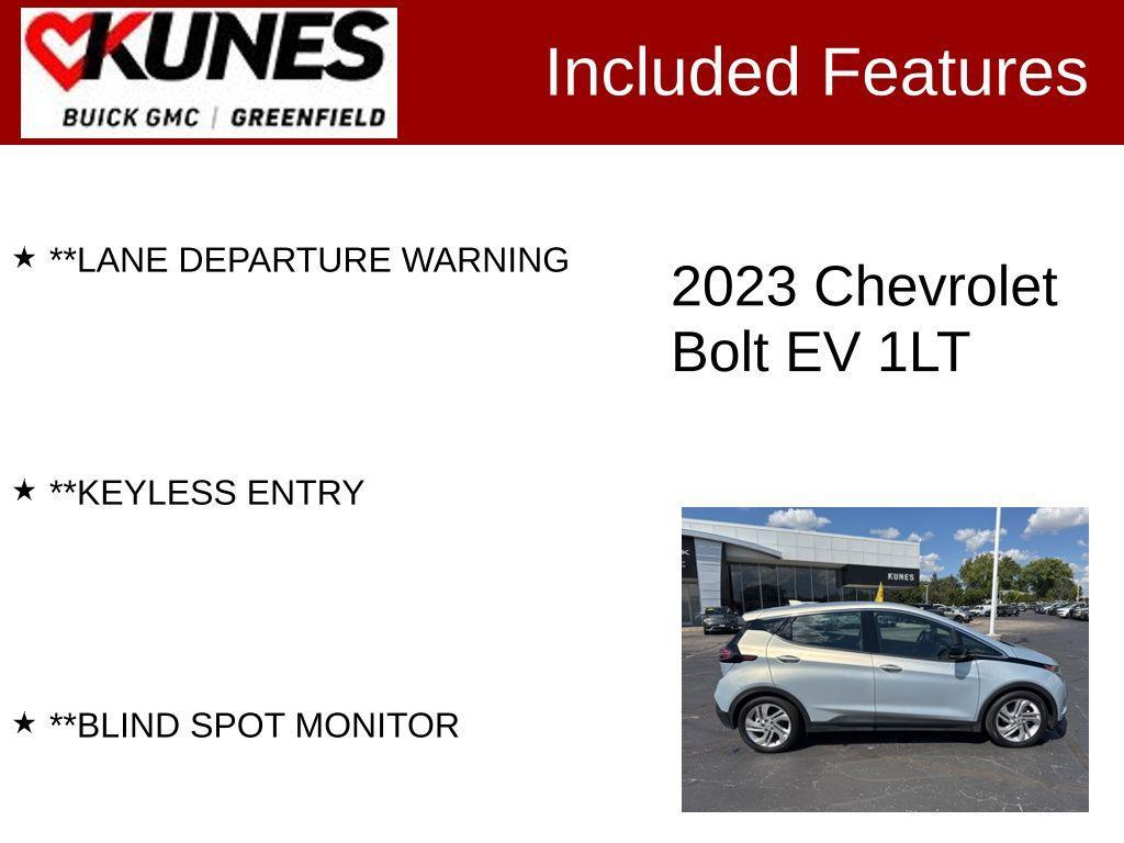 used 2023 Chevrolet Bolt EV car, priced at $17,899