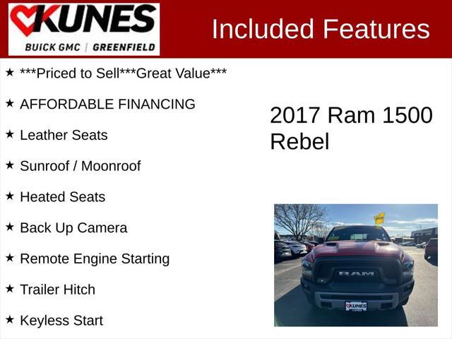 used 2017 Ram 1500 car, priced at $26,977