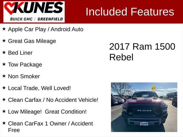 used 2017 Ram 1500 car, priced at $26,977