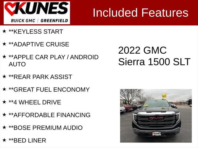 used 2022 GMC Sierra 1500 car, priced at $44,599