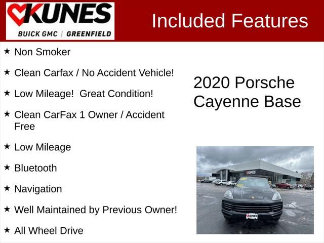 used 2020 Porsche Cayenne car, priced at $38,777