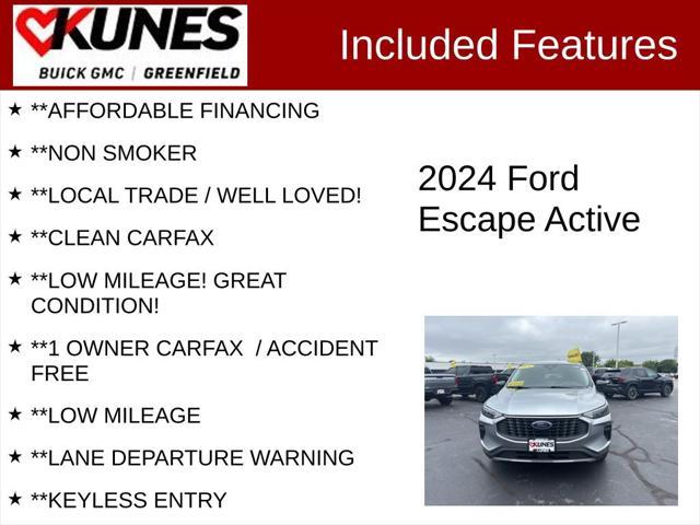 used 2024 Ford Escape car, priced at $23,997